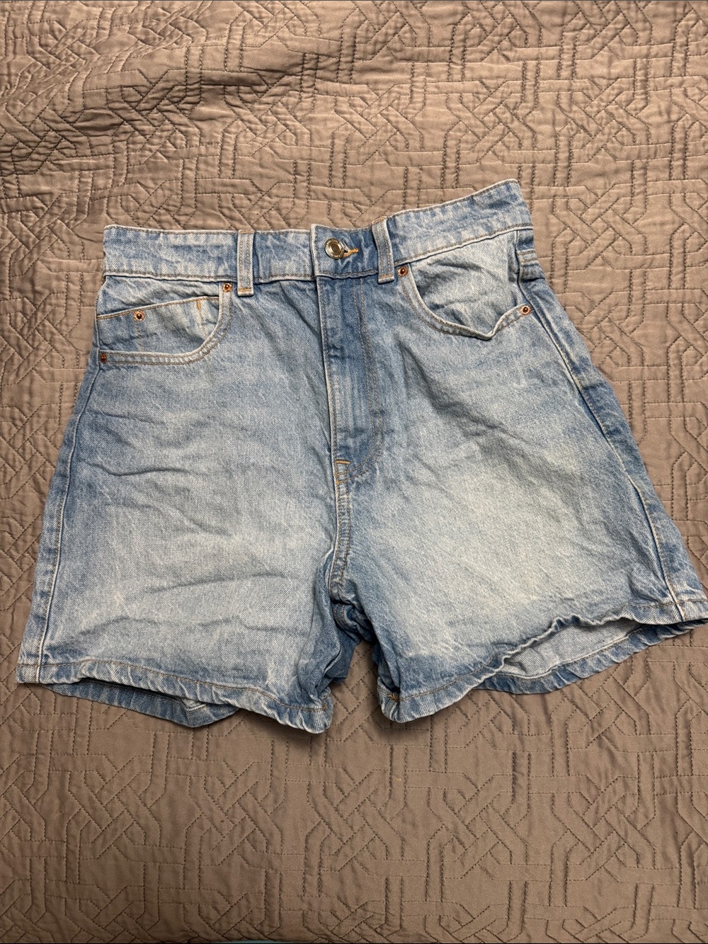 High Waist Denim Shorts